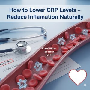 Read more about the article How to Lower CRP Levels Naturally:Lifestyle Changes That Can Help